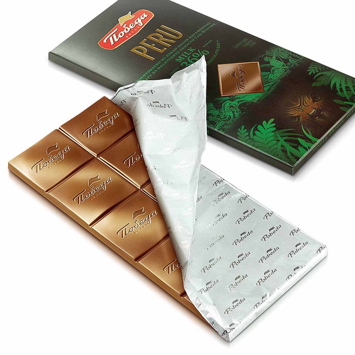 Шоколад Победа Перу 36% горький 90гр к/у