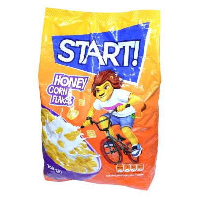 Хлопья кукурузные Start медовые 700гр м/у