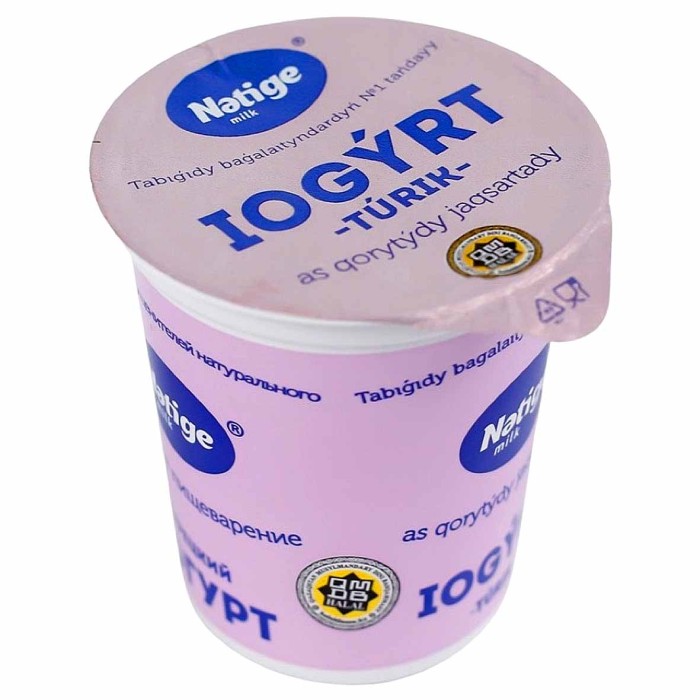 Йогурт Nәtige milk турецкий 3,2% 360гр стакан