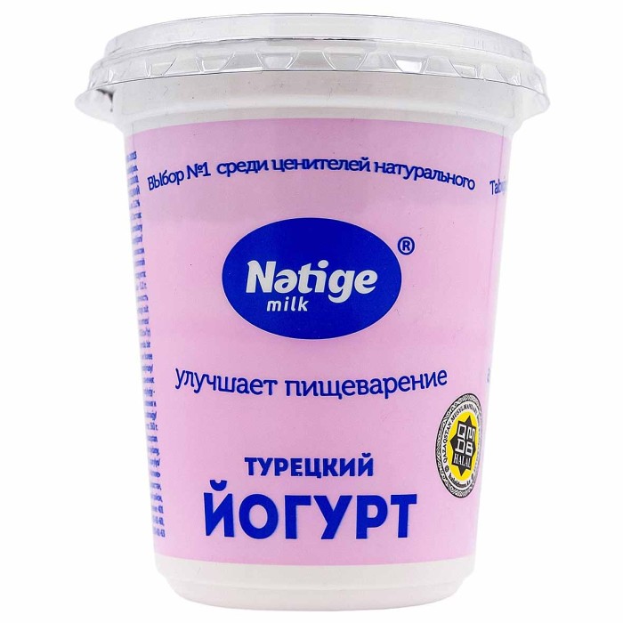 Йогурт Nәtige milk турецкий 3,2% 360гр стакан