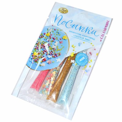 Посыпка Парфэ Декор голубой микс 20гр м/у