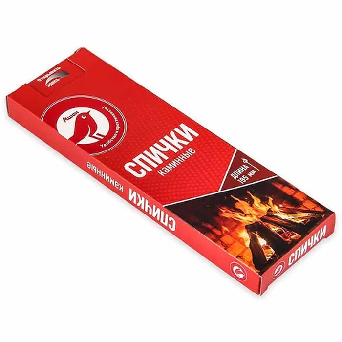 Спички каминные Ашан 19,5см к/у