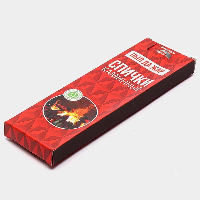 Спички каминные Ашан 19,5см к/у