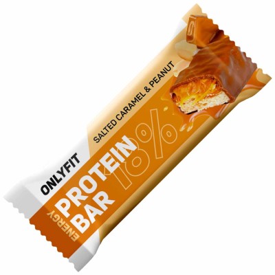 Батончик Onlyfit Соленая карамель и арахис глазированный 50гр м/у