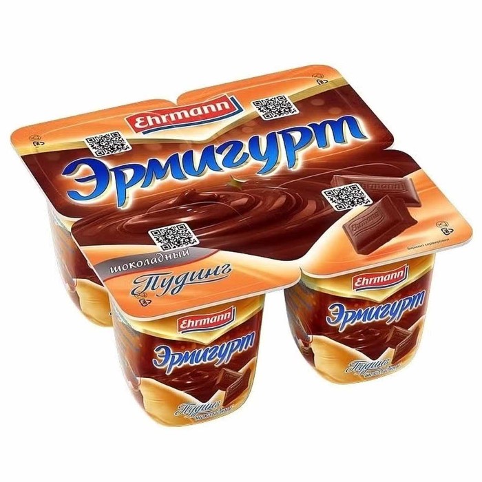 Пудинг Эрмигурт шоколад 3,2% 100гр пэт
