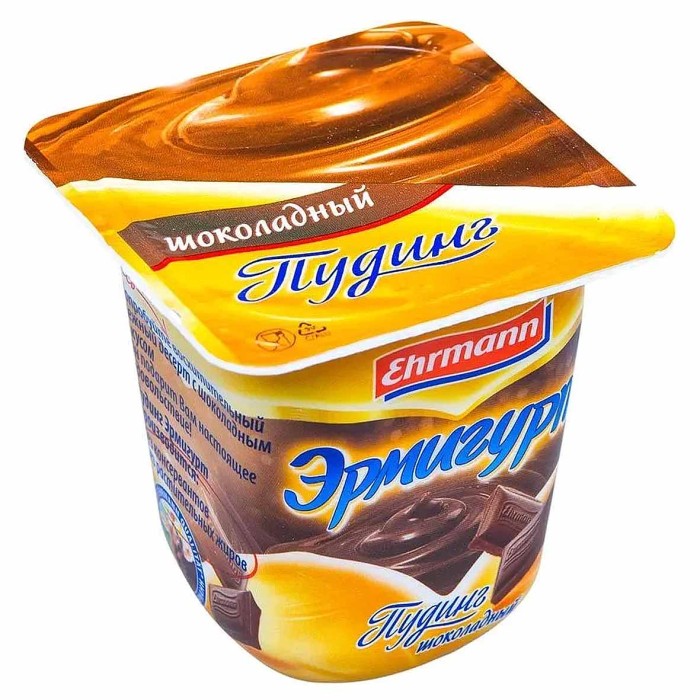 Пудинг Эрмигурт шоколад 3,2% 100гр пэт