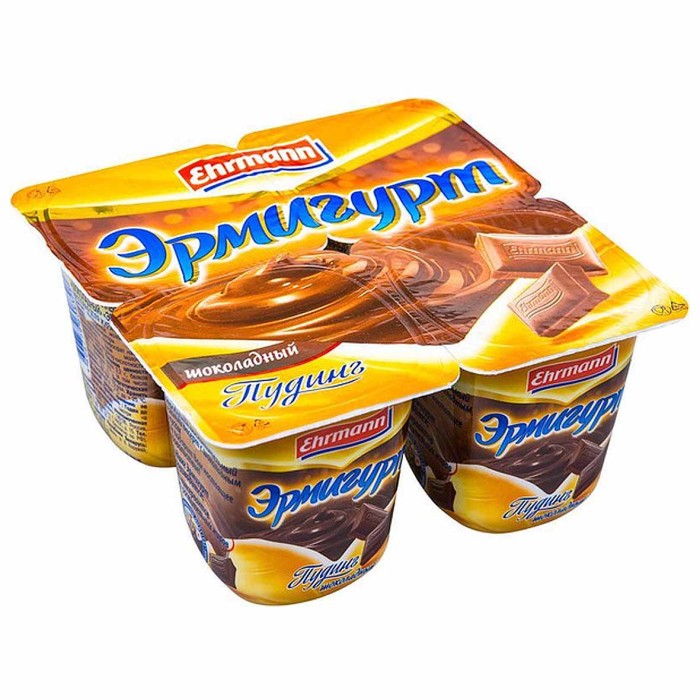 Пудинг Эрмигурт шоколад 3,2% 100гр пэт