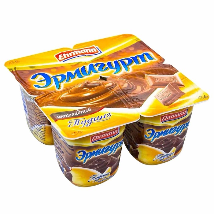 Пудинг Эрмигурт шоколад 3,2% 100гр пэт
