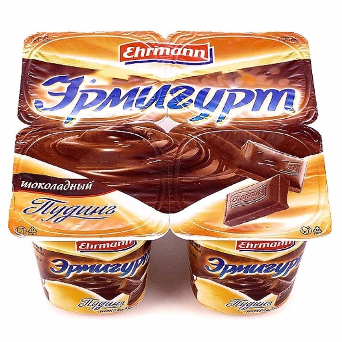 Пудинг Эрмигурт шоколад 3,2% 100гр пэт