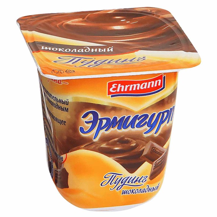 Пудинг Эрмигурт шоколад 3,2% 100гр пэт