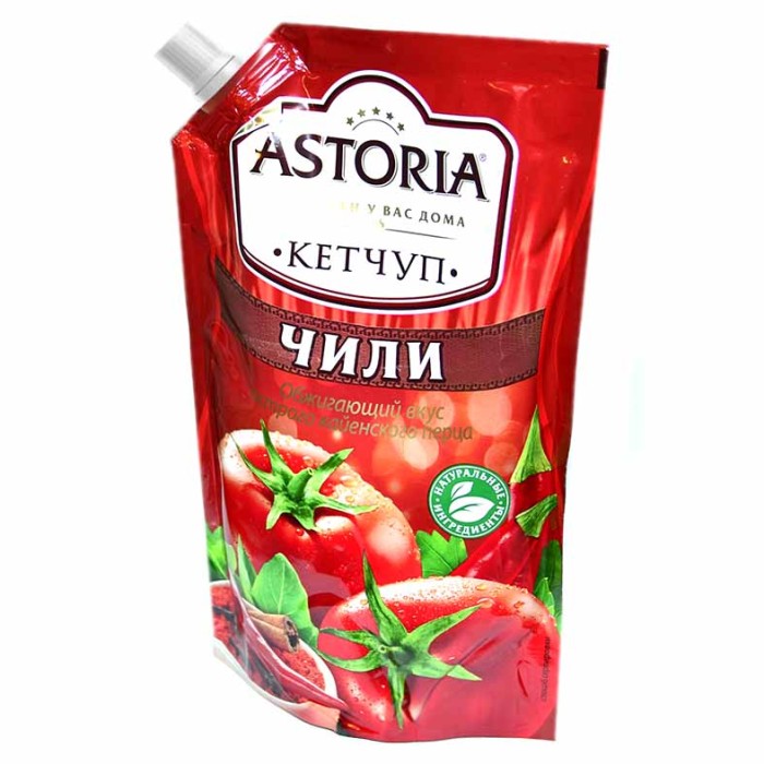 Кетчуп Астория Чили 330гр д/п