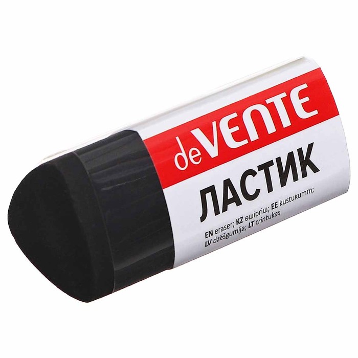 Ластик DeVente Black 44*20*20мм арт4070322