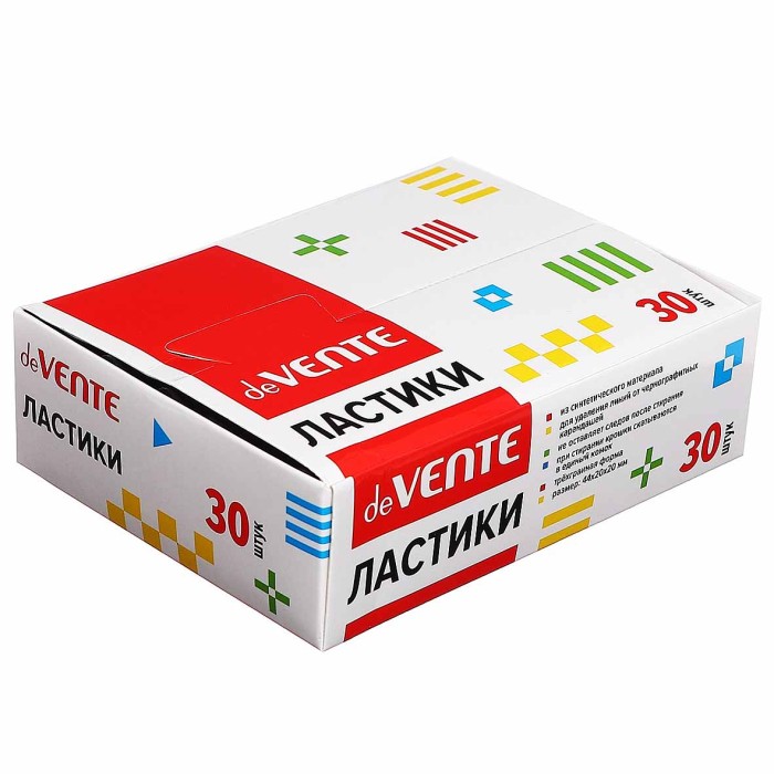 Ластик DeVente Black 44*20*20мм арт4070322