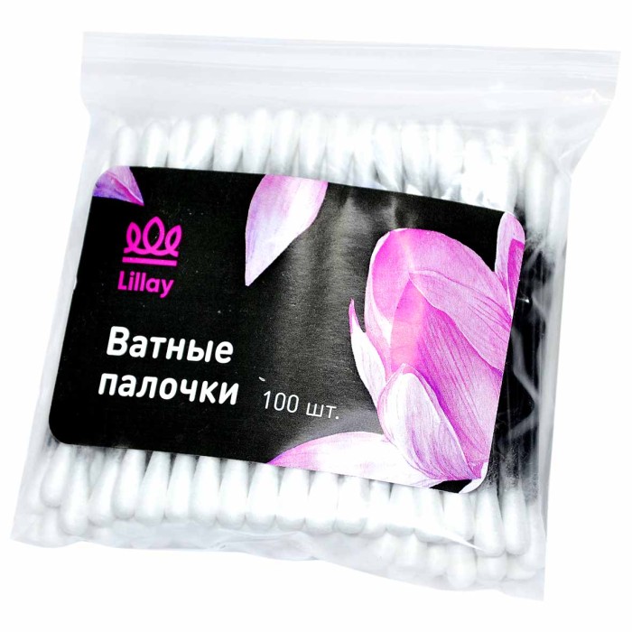 Палочки ватные Lillay 100шт м/у