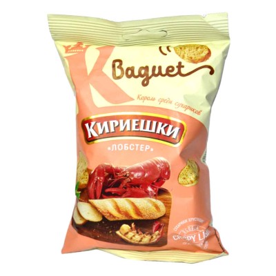 Сухарики Кириешки Baguet вкус лобстер 50гр м/у