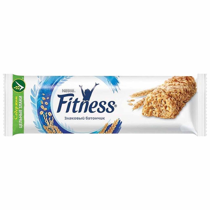 Батончик Nestle Fitness злаковый натуральный 23,5гр м/у