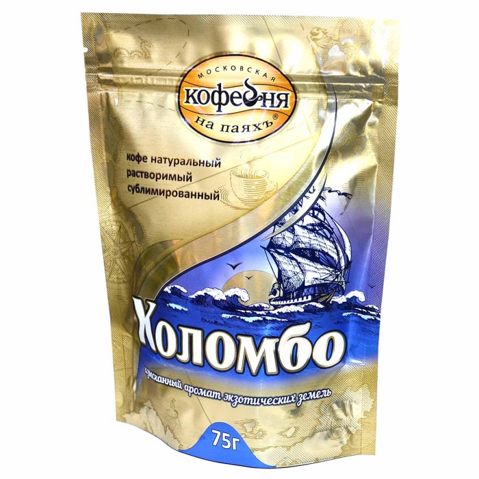 Кофе Московская Кофейня на Паяхъ Коломбо раствор сублим 75гр м/у