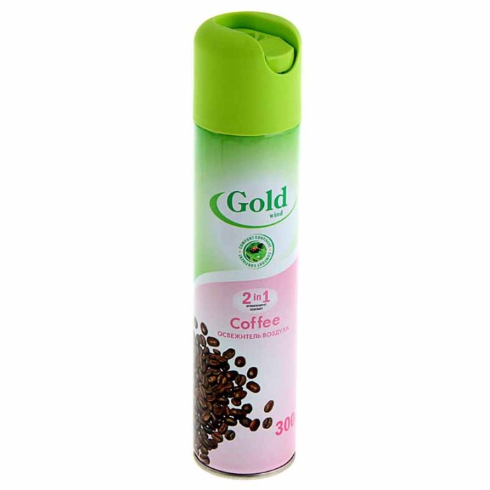 Освежитель воздуха Gold wind Coffee 300мл ж/б