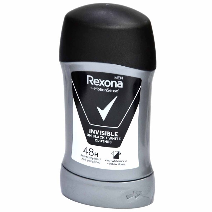 Дезодорант Rexona Невидимый черное и белое 50мл пэт стик