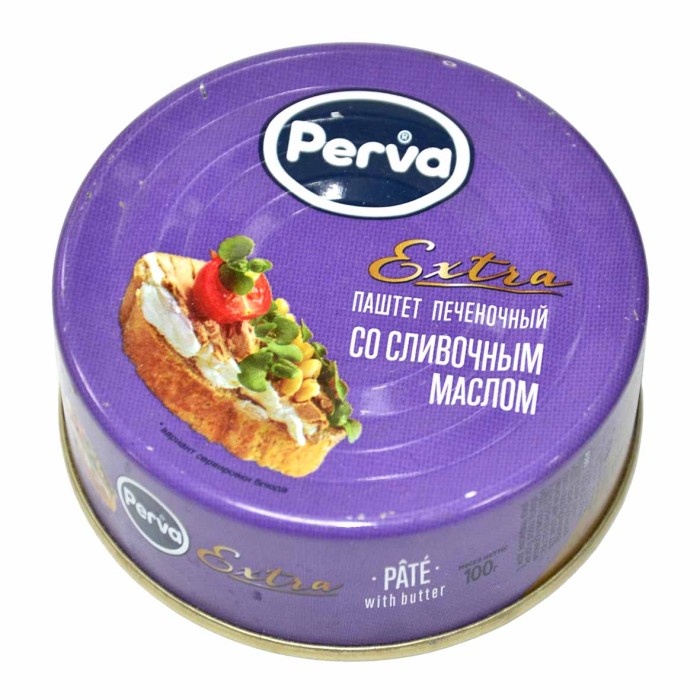 Паштет Perva печеночный со сливочным маслом 100гр ж/б ключ