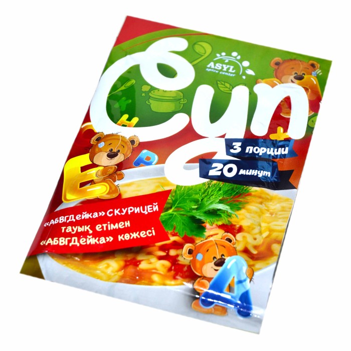 Суп Asyl АБВГДейка с курицей 65гр м/у