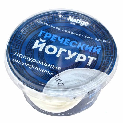 Йогурт Nәtige milk греческий 6% 140гр стакан