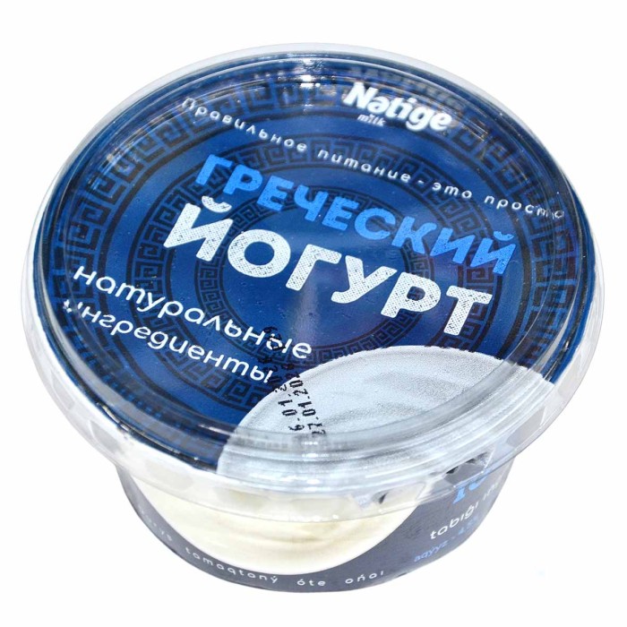 Йогурт Nәtige milk греческий 6% 140гр стакан