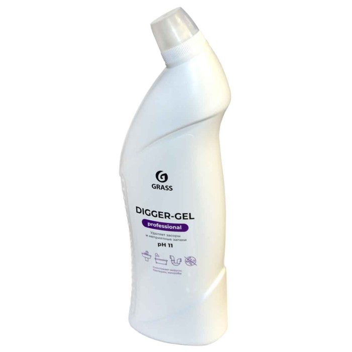 Средство для прочистки канализационных труб Digger-Gel 1л пэт