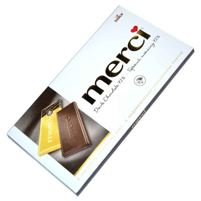 Шоколад Merci Горький 72% 100гр к/у