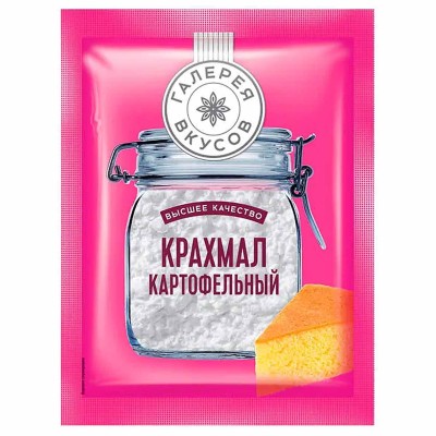 Крахмал Галерея вкусов картофельный Экстра 200гр м/у