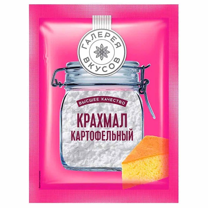 Крахмал Галерея вкусов картофельный Экстра 200гр м/у