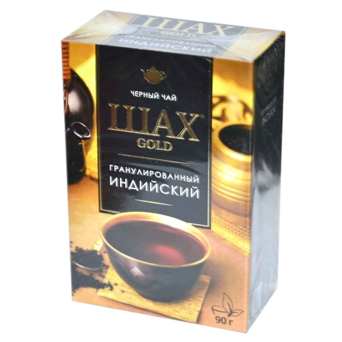 Чай Шах Gold Индийский черный 90гр к/у
