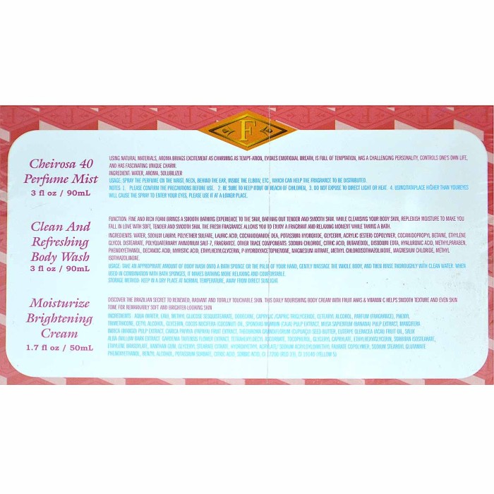 Набор подарочный Face in Beauty Gift set 3в1 к/у