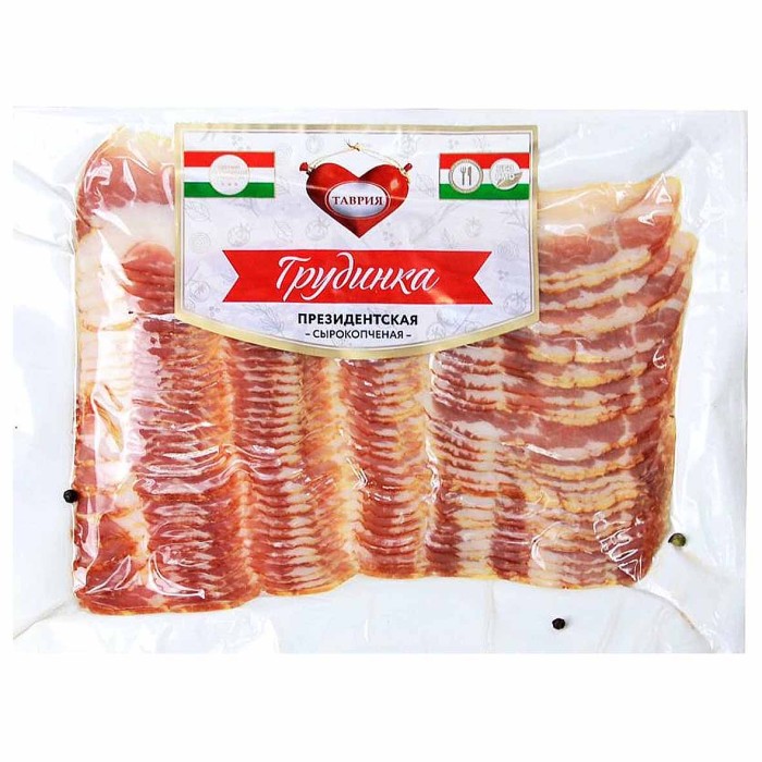 Грудинка с/к Таврия Президентская 300гр в/у