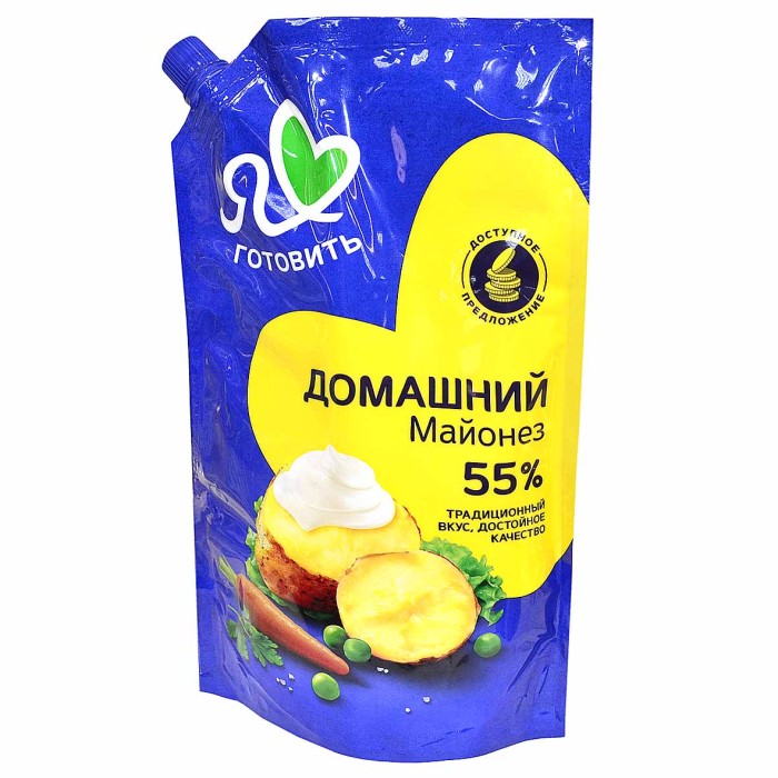 Майонез Московский Провансаль домашний 55% 670мл д/п