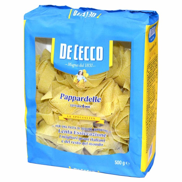 Макароны De Cecco Pappardelle Nidi Semola N°201 500гр м/у