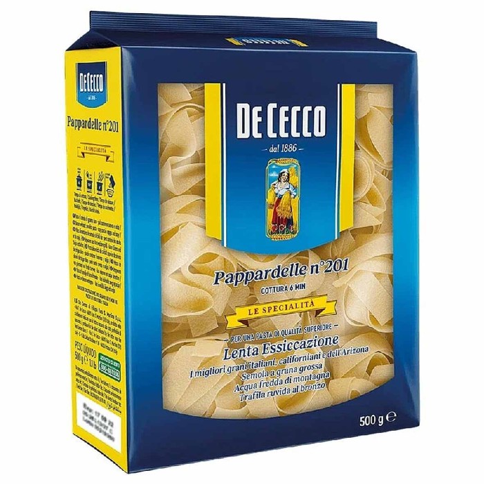 Макароны De Cecco Pappardelle Nidi Semola N°201 500гр м/у