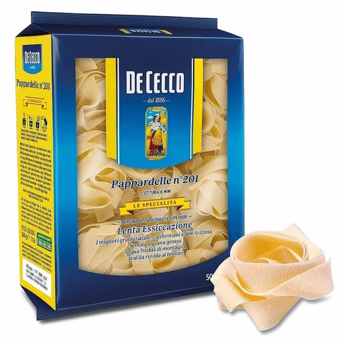 Макароны De Cecco Pappardelle Nidi Semola N°201 500гр м/у