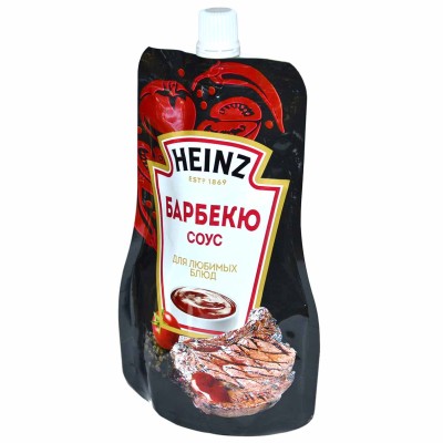 Соус Heinz Томатный барбекю 200гр д/п