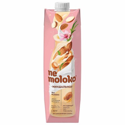 Напиток рисовой Nemoloko Миндальный 1л т/п