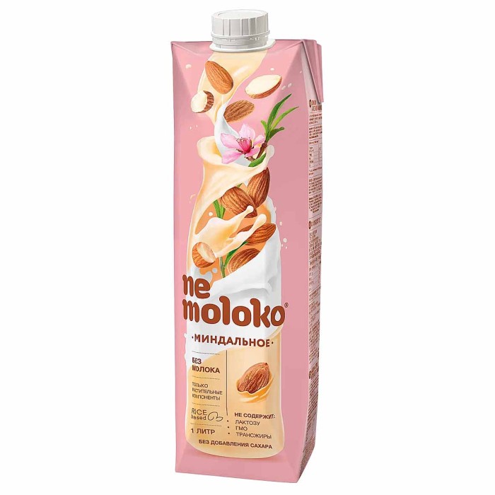Напиток рисовой Nemoloko Миндальный 1л т/п