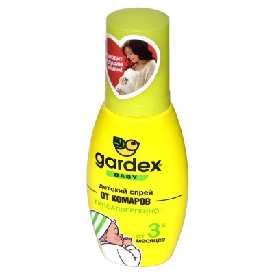 Спрей Gardex Baby от комаров 75мл ж/б