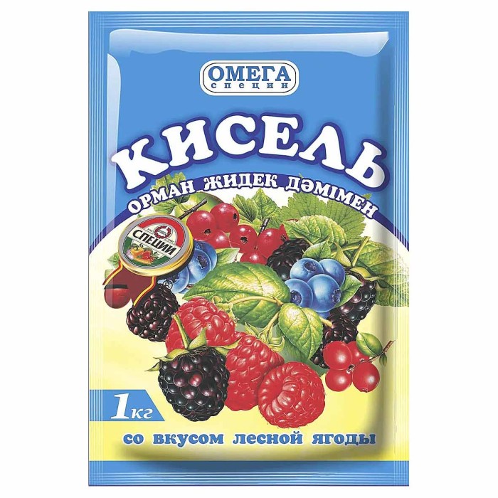 Кисель Омега лесная ягода 1кг м/у