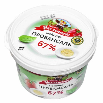 Майонез Масленково Провансаль 67% 700гр ведро