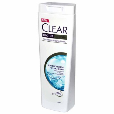 Шампунь для волос Clear Интенсивное увлажнение 400мл пэт