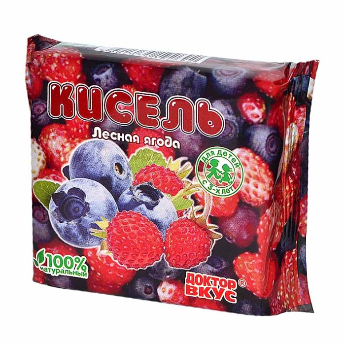 Кисель Доктор вкус лесные ягоды 200гр брикет