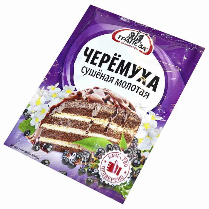 Черемуха Трапеза сушеная молотая 40гр м/у