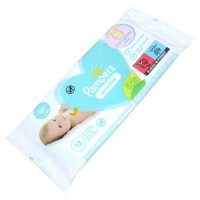 Салфетки влажные Pampers Детские Sensitive 12шт м/у*