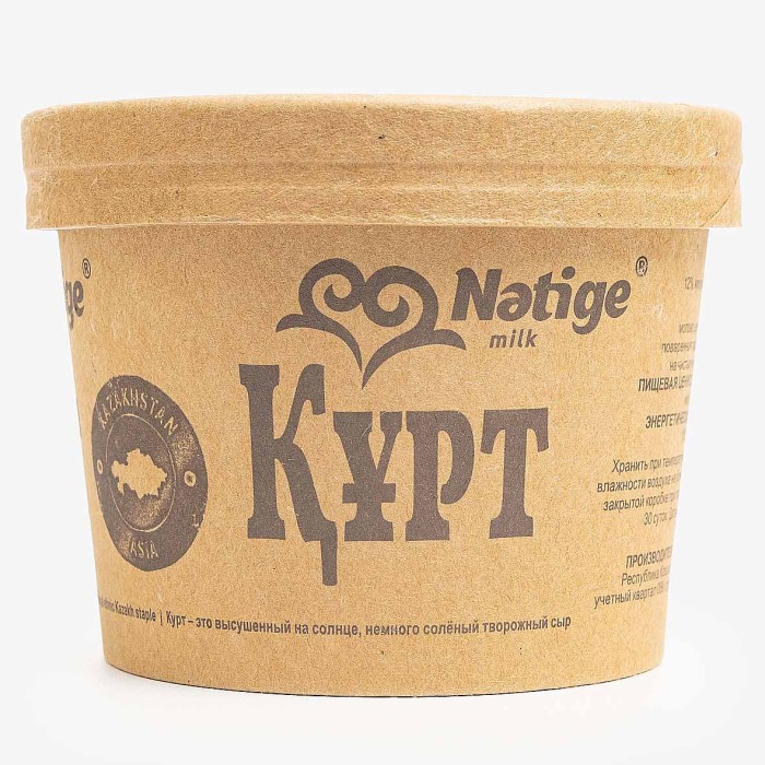 Курт Nәtige milk жирный соленый 12% 100 гр