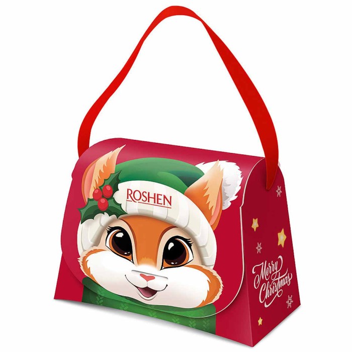 Подарок новогодний Roshen Новогодняя сумочка 310гр к/у
